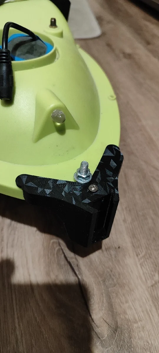 Uchwyt Mocowanie echosondy Wireles Sonar sensor do łódki zanętowej TyłPrzód — zdjęcie 3
