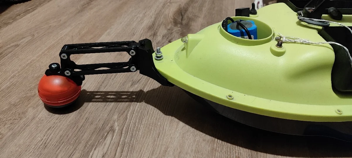 Uchwyt Mocowanie echosondy Deeper PRO, CHIRP do łódki zanętowej Tył/przód — zdjęcie 5